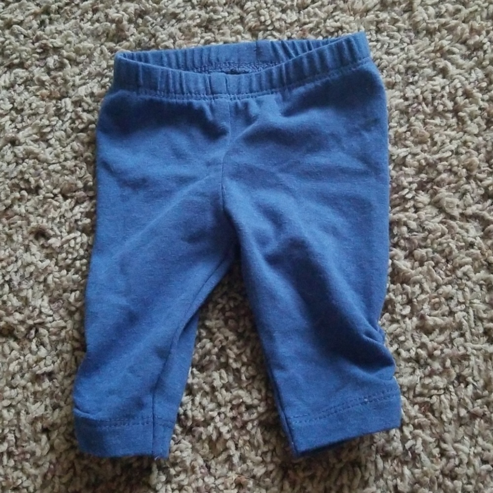 Plain blue pants